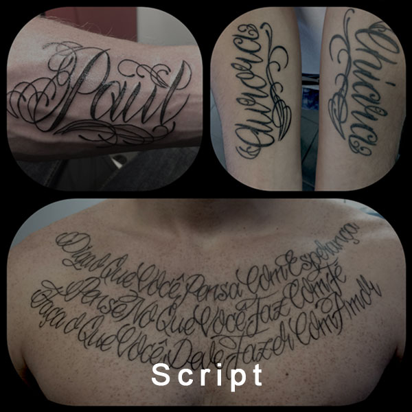 Script Tattoo